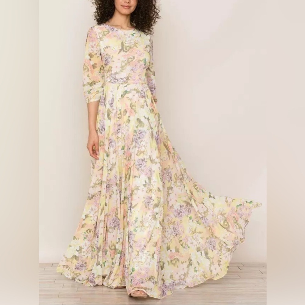 Yumi Kim Woodstock Maxi Dress in Garden Light Lemon XXS